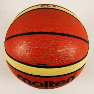 Kobe Signed Basketball "08 USA Gold" 15/100 COA UDA (holo) JSA Full Letter