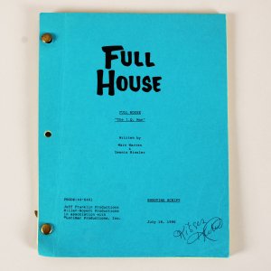 Full House Original Script "The IQ Man" Signed By Kieta COA Kieta