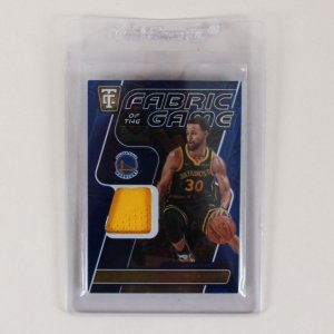 2024-25 Panini Totally Certified Fabric of the Game Stephen Curry Card Jersey Swatch #FOG-STP 13/49
