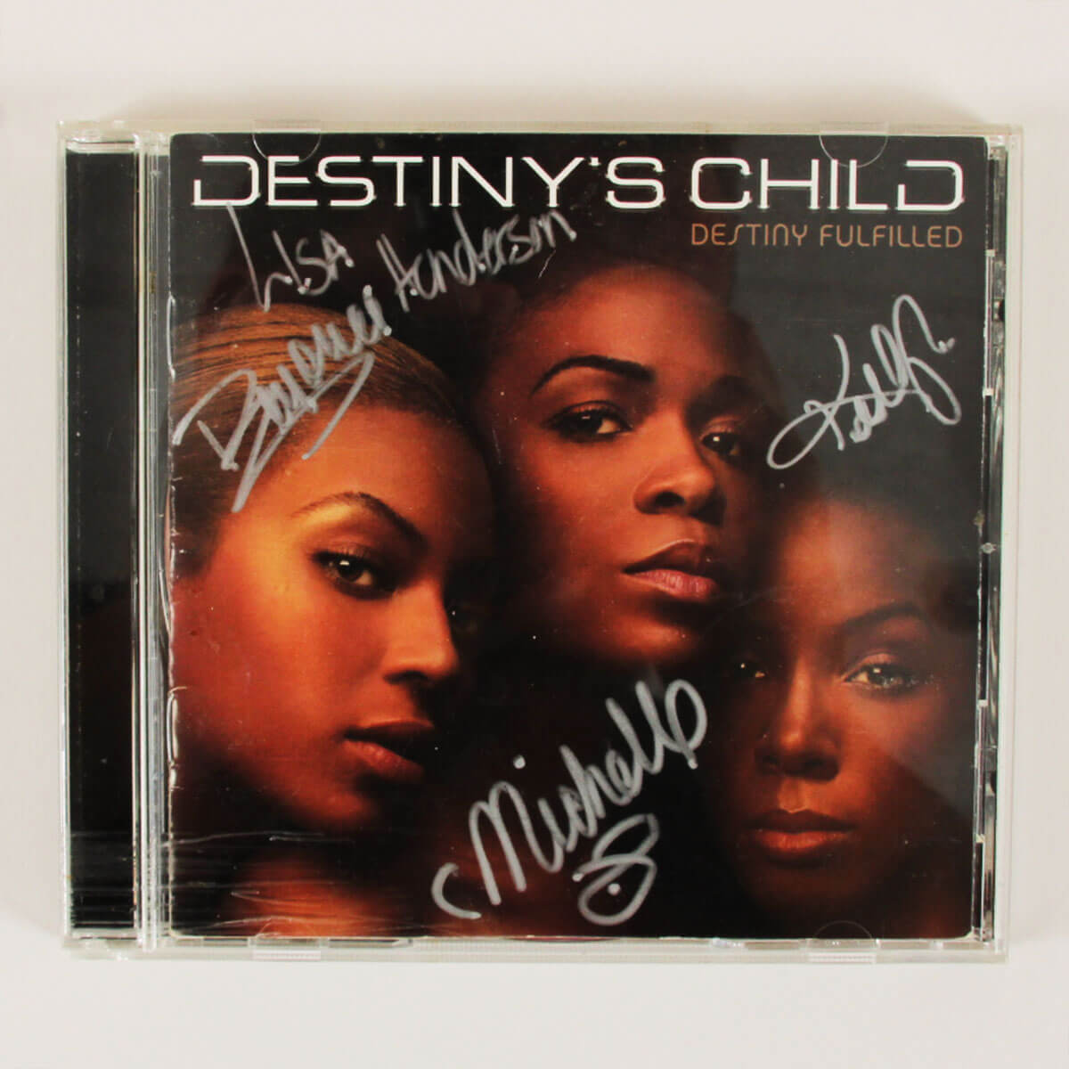 Destiny's Child Signed CD with Beyonce, Kelly Rowland & Michelle Williams LOA JSA