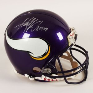 Adrian Peterson Signed Helmet Vikings Full Size Authentic - COA JSA