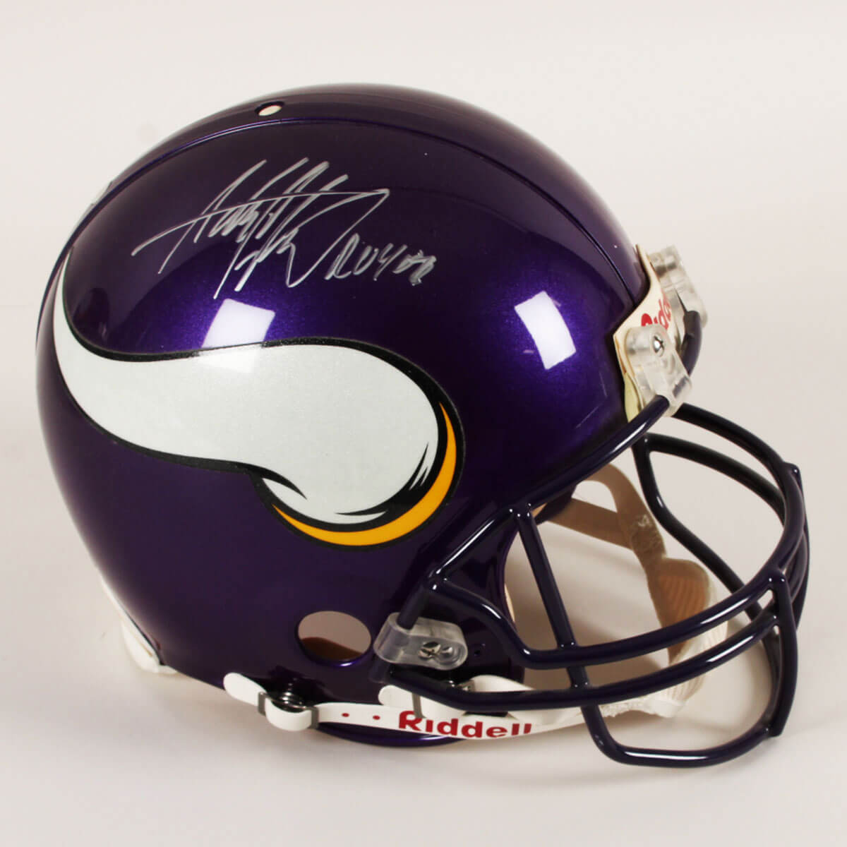 Adrian Peterson Signed Helmet Vikings Full Size Authentic - COA JSA