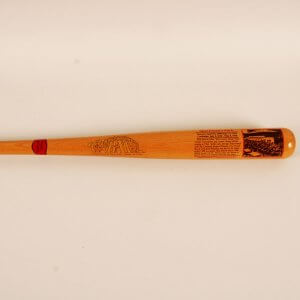 Sportsman's Park Cooperstown Bat Co. Limited Edition 572/1000 Baseball Bat 1989 COA