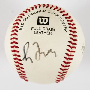 Greg Maddux Signed Baseball w/ Mike Maddux - COA JSA