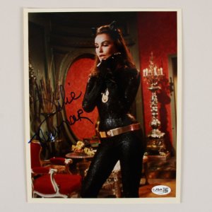 Julie Newmar Signed Photo 8x10 Catwoman - COA JSA