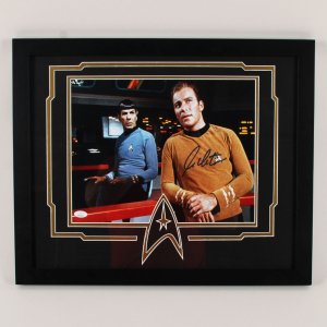 William Shatner Signed 11x14 Star Trek Signed Photo Framed COA JSA