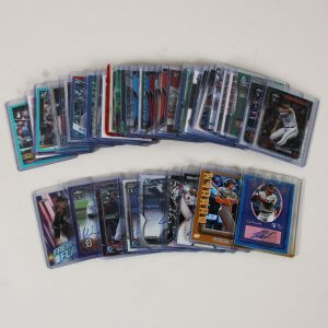 Modern Baseball Card Lot (41) Signed Auto, Rookies & Stars Incl. Ronald Acuna Jr., Mookie Betts, Fernando Tatis Jr. etc.