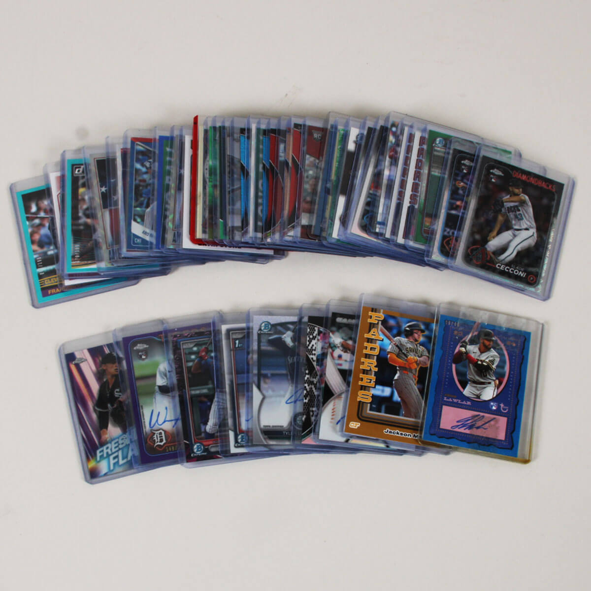 Modern Baseball Card Lot (41) Signed Auto, Rookies & Stars Incl. Ronald Acuna Jr., Mookie Betts, Fernando Tatis Jr. etc.