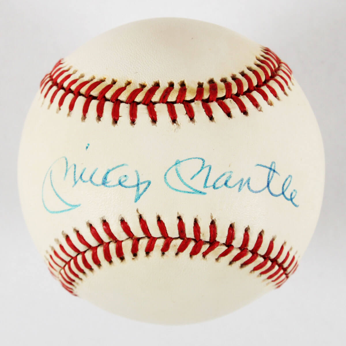 Mickey Mantle Signed Baseball Yankees - COA JSA