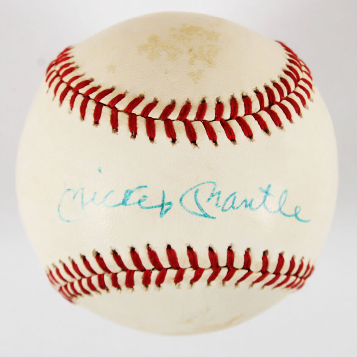 Mickey Mantle Signed Baseball Yankees - COA PSA/DNA