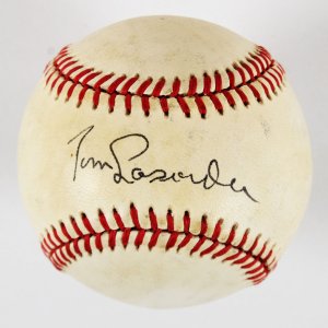 Tommy Lasorda Signed Baseball Dodgers - COA PSA/DNA