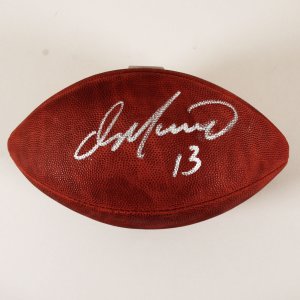 Dan Marino Signed Football Dolphins - COA JSA