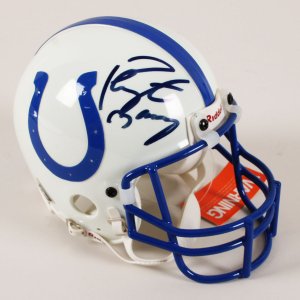 Peyton Manning Signed Mini Helmet Colts - COA JSA