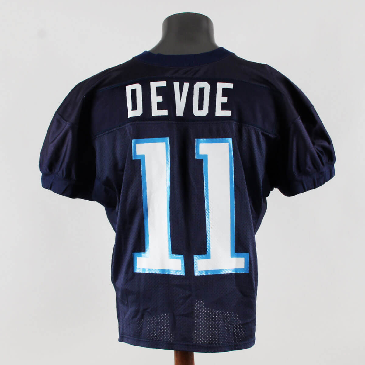 Todd Devoe Practice Worn Jersey Titans - COA 100% Authentic Team