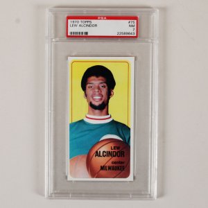 1970 Topps Basketball Lew Alcindor RC #75 PSA 7