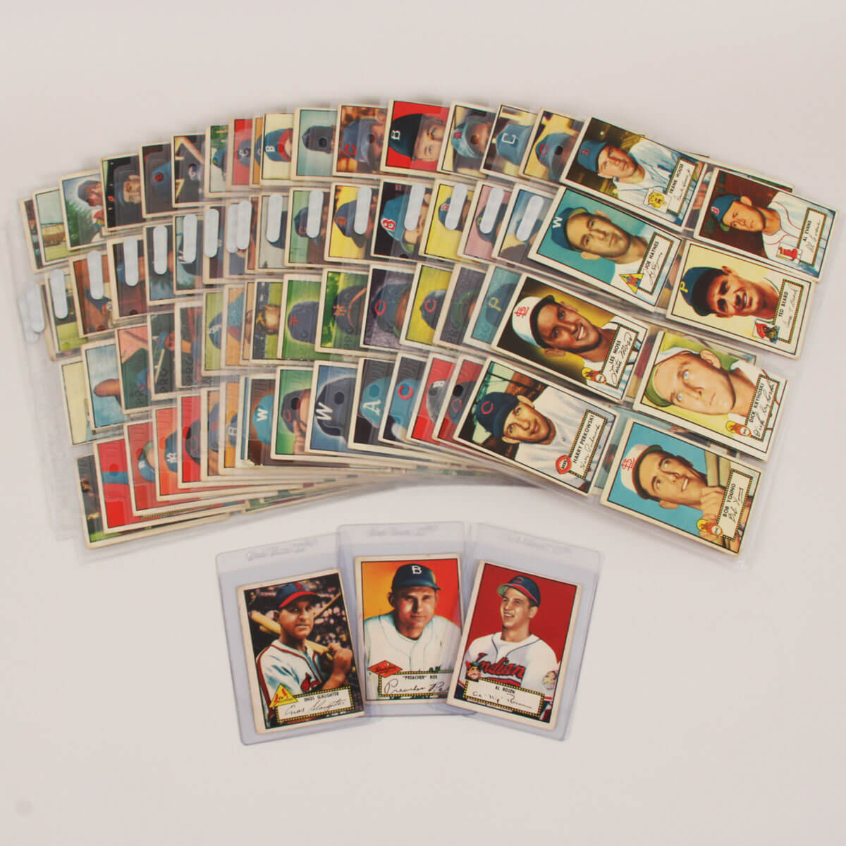 1952 Topps #'s 2-190 Lot of 135 Different  Fair-VG Condition Slaughter, Roe, Rosen