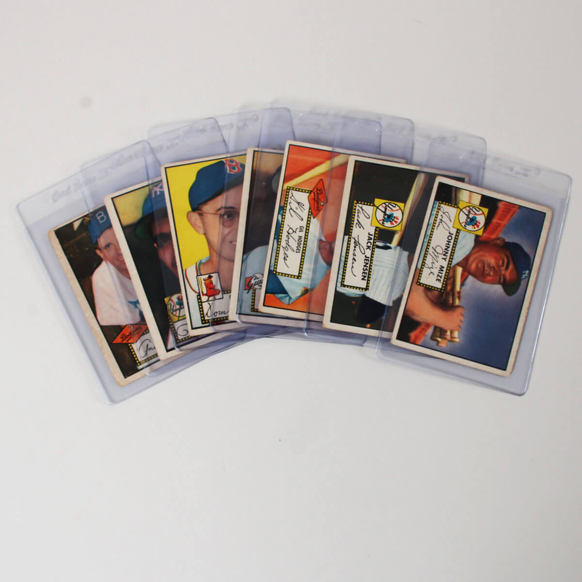 1952 Topps Baseball Lot of 7 with Stars & Hofer's