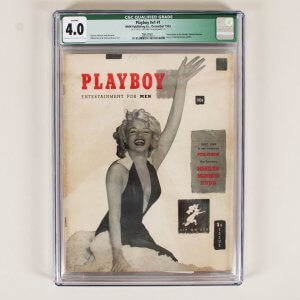 1953 Playboy Magazine Inaugural Issue, Vol 1 #1 Marilyn Monroe Cover CGC 4.0