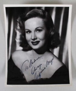 Virginia Mayo Signed Photo 8x10 - COA JSA