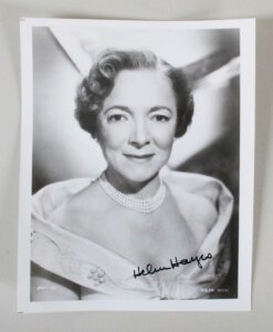 Helen Hayes Signed Photo 8x10 - COA JSA