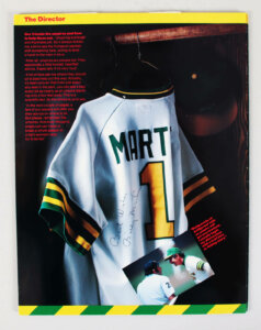 Billy Martin Signed Schedule Atheltics - COA JSA