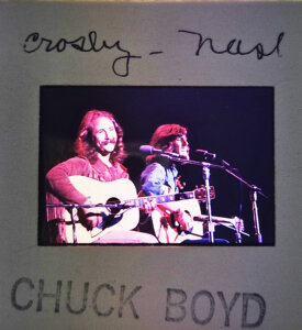 Graham Nash David Crosby Negative 1970s From Famous Rock Photographer