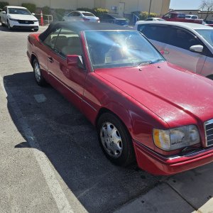 1995 Mercedes-Benz E-Class E320 Cabriolet- Red One Family Owned