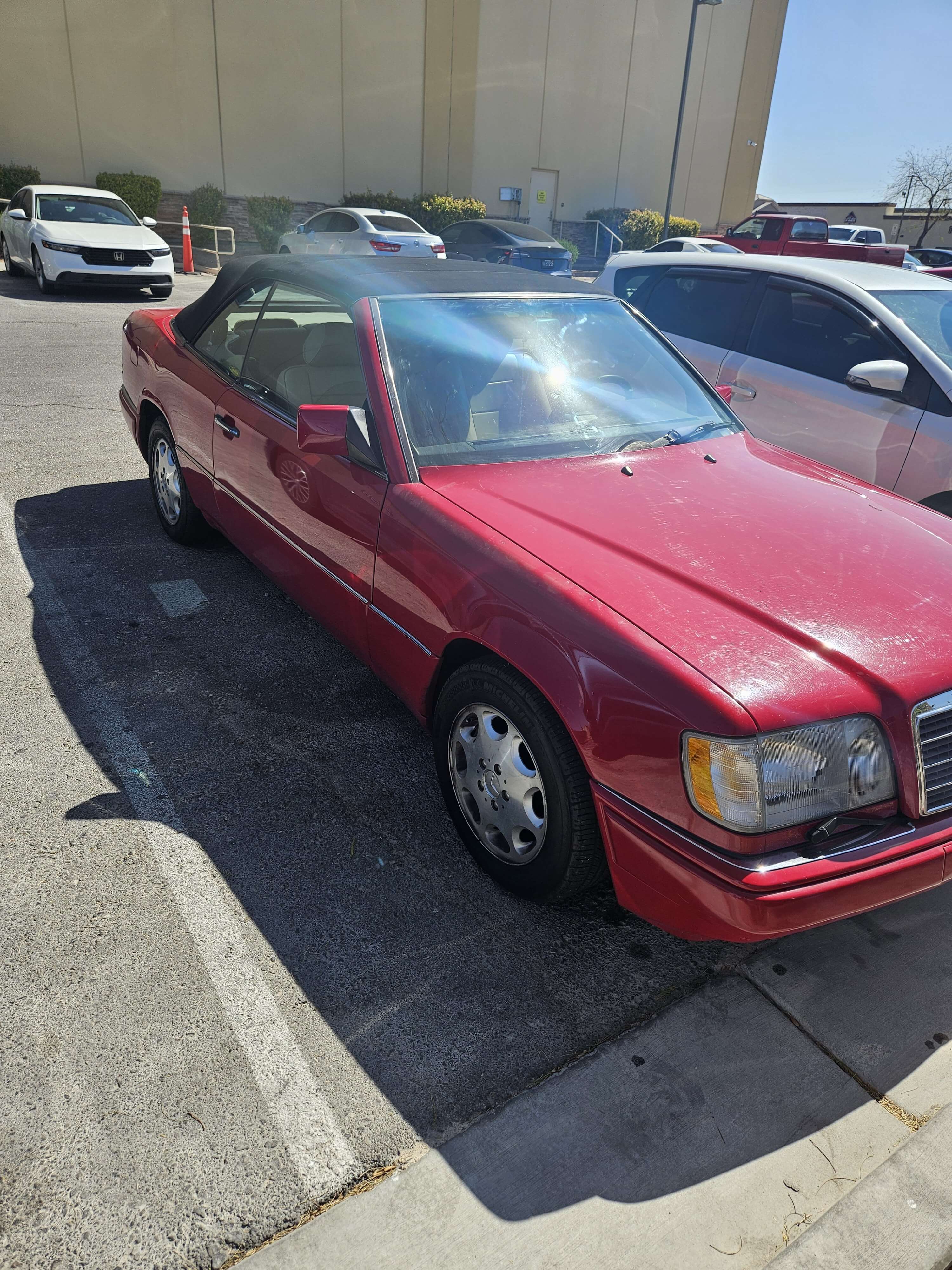 1995 Mercedes-Benz E-Class E320 Cabriolet- Red One Family Owned