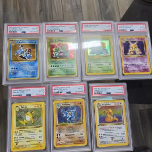 1999 PokeMon Lot -Graded (7) Cards