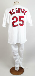 1999 St. Louis Cardinals - Mark McGwire Game-Worn Uniform (Jersey & Pants)