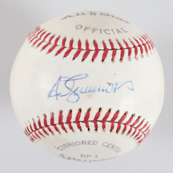 Ted Simmons Signed Baseball Cardinals - COA JSA