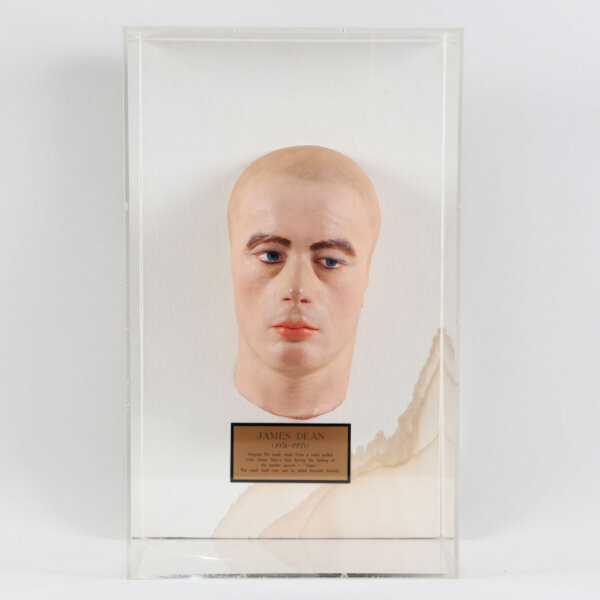 James Dean Original Life Mask by Artist Kenneth Kendall