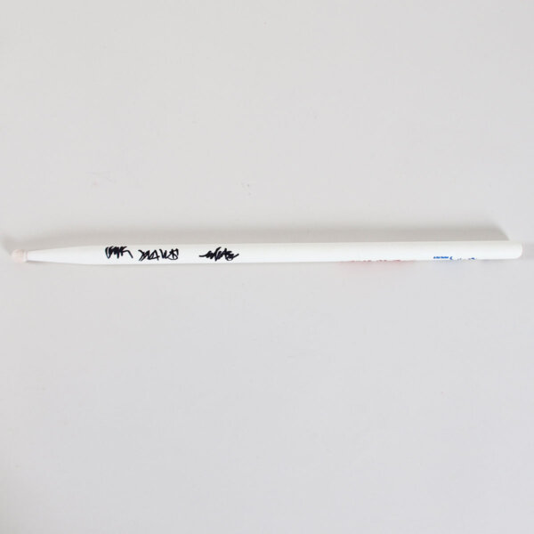 Blink 182 Band Signed Drumstick (3) Travis Barker, Mark Hoppus etc. - COA BAS