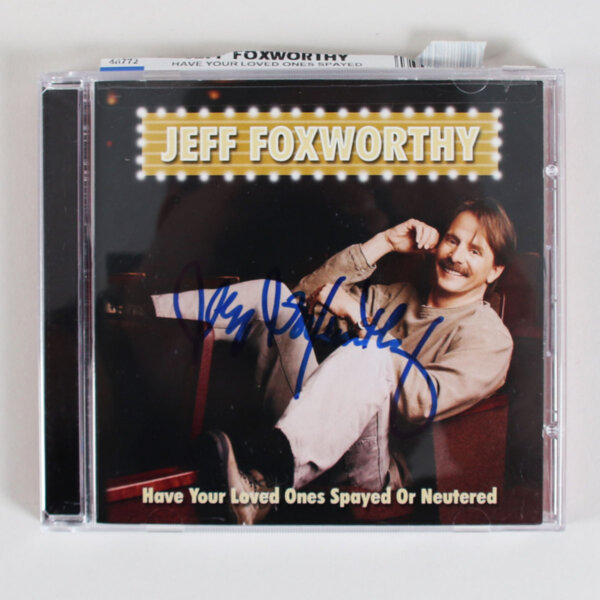 Jeff Foxworthy Signed CD Have Your Loved Ones Spayed or Neutered – COA JSA