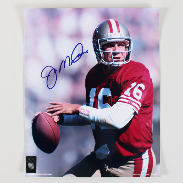 Joe Montana Signed Photo 8x10 49ers - COA Player Hologram