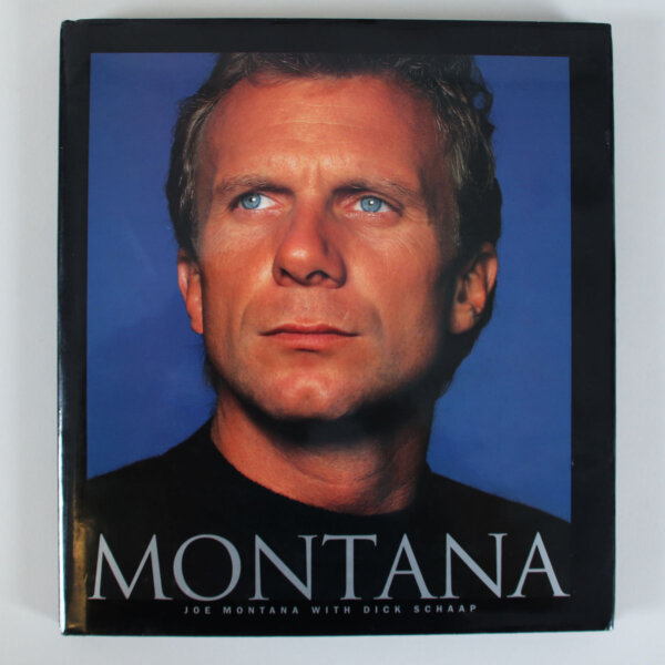 Joe Montana Signed Book 49ers – COA Player Hologram