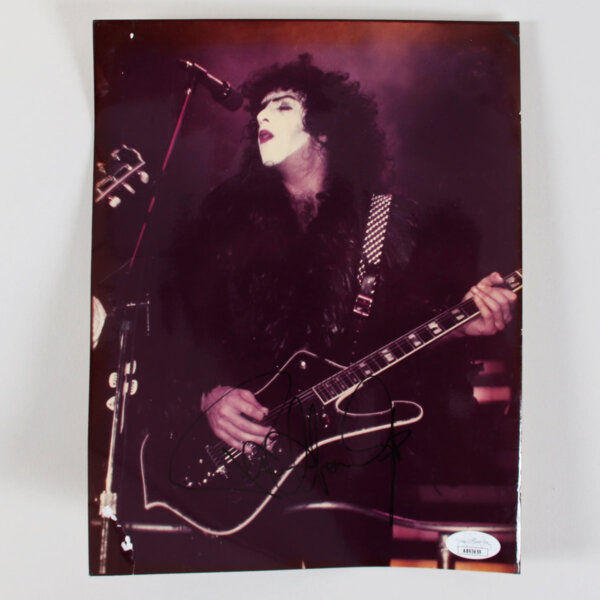 Paul Stanley Signed Studio Photo 8x10 KISS - COA JSA