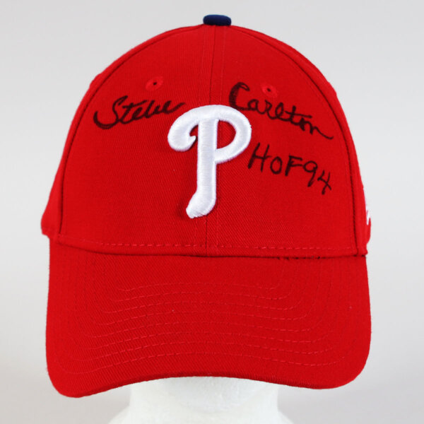 Steve Carlton Signed Hat Phillies - COA JSA