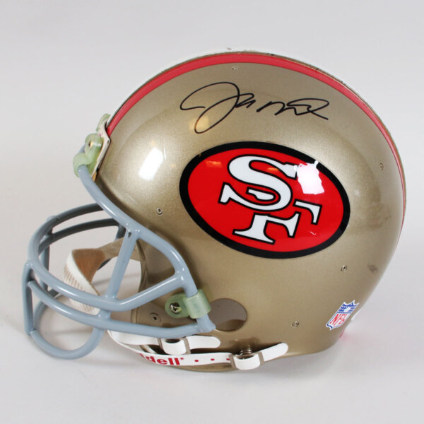 Joe Montana Signed Helmet Game-Used 49ers - COA JSA & 100% Authentic Team