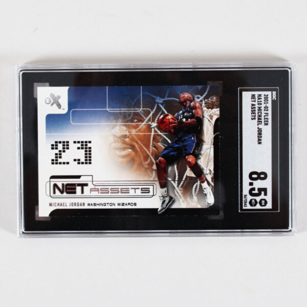 2001-02 Fleer Michael Jordan Graded Card #NA10 Net Assets - SGC 8.5