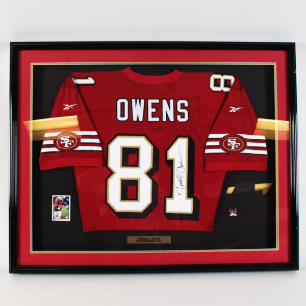 Terrell Owens Signed Jersey 49ers - COA JSA