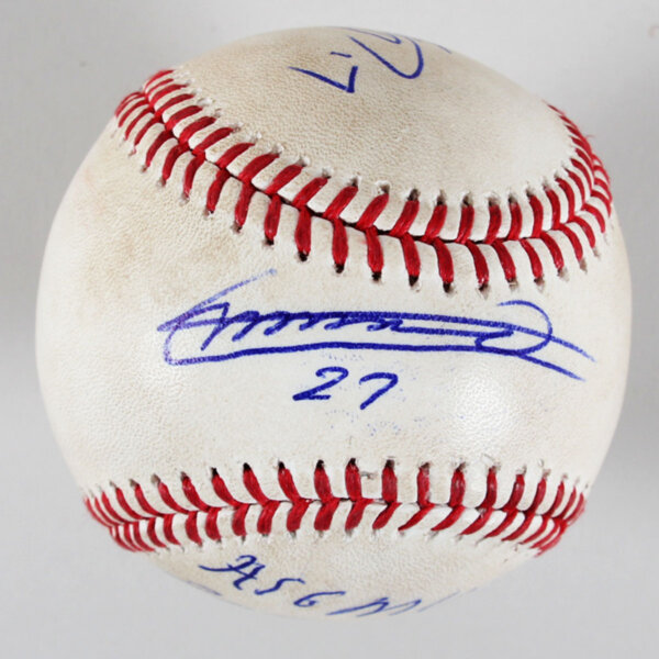 Shohei Ohtani Signed Baseball w/ Vladimir Guerrero Jr. "ASG MVP 2021"
