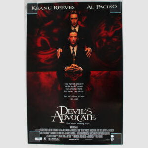 Keanu Reeves Signed Poster The Devil's Advocate - COA JSA