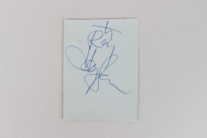 Harry James Signed Cut Big Band Musician - COA JSA