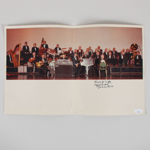 Frank Sinatra Signed Photo - COA JSA