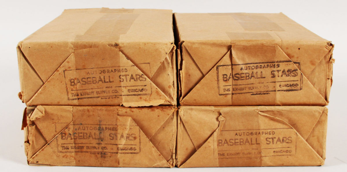 The East Coast Find: 1963 Exhibit Cards Unopened Boxes (4)