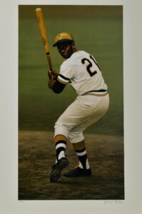 Roberto Clemente - Arthur Miller Signed LE Lithograph