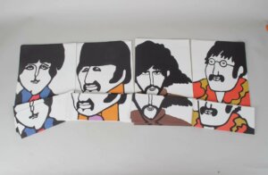 1968 THE BEATLES - YELLOW ONE SUBMARINE STATIONARY SETS (Southeby's Collection)