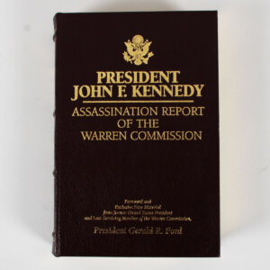 Gerald Ford Signed Book Assassination Report of the Warren Commission