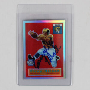 2001 Topps Archives Elroy Hirsch Signed Card #78 - COA JSA